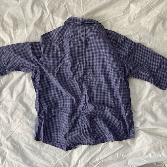 Abercrombie & Fitch Blue & Red Plaid Button Down Shirt - Picture 3 of 3